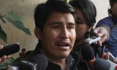 Damián Condori, líder de Bolivia Somos Todos/Foto. RRSS