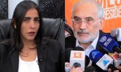 Gabriela Montaño y Carlos Mesa/Foto. Kandire