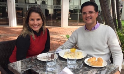 Jorge Añez y su esposa Maria Belén/Foto. RRSS