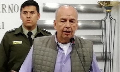 Arturo Murillo, ministro de Gobierno. ABI