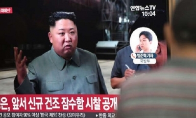 Corea del Norte lanzó dos misiles balísticos de corto alcance. | Fuente: AFP