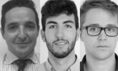 Miembros de la Universidad de Salamanca Juan Manuel Conchado, Pablo Plaza Martínez y Manuel López Pérez.