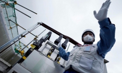 La descarga de aguas residuales de la planta nuclear de Fukushima equivale a cerca de 540 piletas olímpicas.
