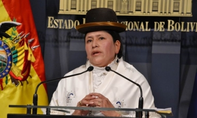Senadora del MAS Virginia Velasco