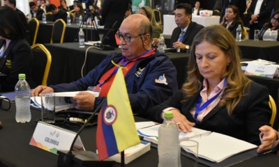 Los jefes de misiones y representantes de los Comités Olímpicos de los países que participarán en los XI Juegos Suramericanos/Foto. RRSS