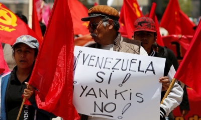 Manifestante en Ciudad de México, México, 12 de agosto de 2017.