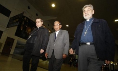 El cardenal Ticona llegó a Bolivia tras su consagración. Foto: RRSS