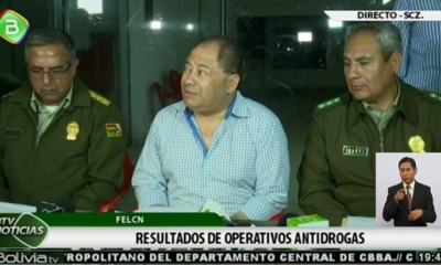 Ministro de Gobierno Carlos Romero brinda conferencia de prensa
