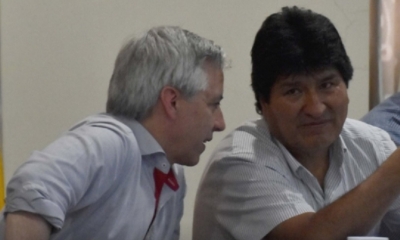 Evo Morales y Alvaro Garcia Linera/Foto. Vicepresidencia