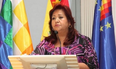 Betty Yañíquez, diputada del oficialista Movimiento Al Socialismo (MAS). Foto: Internet