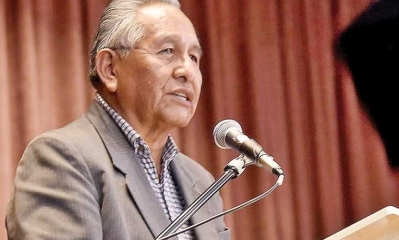Víctor Hugo Cárdenas, candidato a la presidencia/Foto. RRSS
