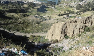 El joven se lanzó a un barranco en estado de ebriedad/Foto. RRSS