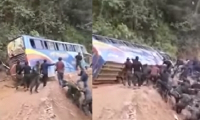 No se registraron heridos de consideración/Foto. Captura de pantalla