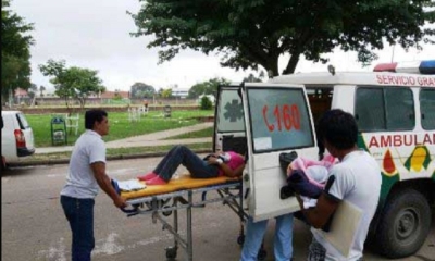 Servicio. Las ambulancias tuvieron un trabajo importante en la pasada jornada durante el paro cívico registrado en Santa Cruz.