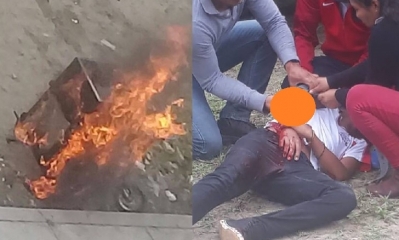 Un carrito de pipocas causó la desgracia/Foto. Kandire