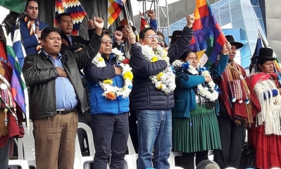 Luis Arce, convocó a la juventud  a recordar la tarea que realizó el MAS durante sus 14 años de gobierno