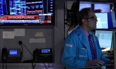La bolsa de valores de Nueva York. | AFP