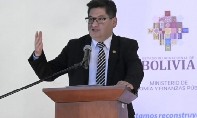 El ministro de Economía y Finanzas Públicas, Marcelo Montenegro.