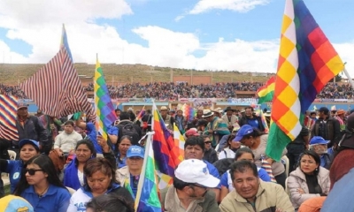 El Pacto de Unidad está compuestos por dirigentes sindicales campesinos, interculturales, mineros. 