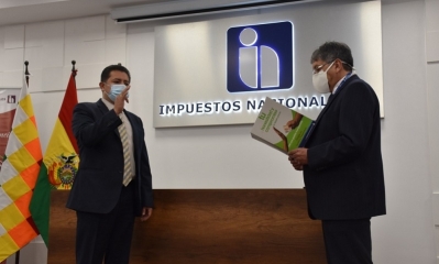 El nuevo presidente del Servicio de Impuestos Nacionales (SIN), Alfredo Troche Machicao