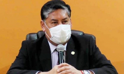 El fiscal general del Estado, Juan Lanchipa