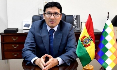 El ministro de Hidrocarburos, Franklin Molina.