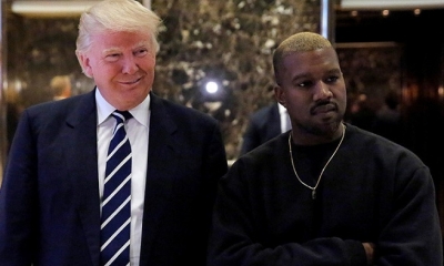 El entonces presidente electo de EE.UU., Donald Trump, y el rapero Kanye West en Nueva York (EE.UU.). Foto: RT