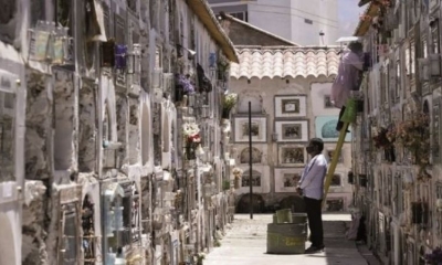 Una de las vías del Cementerio General de La Paz. / Foto: Archivo.
