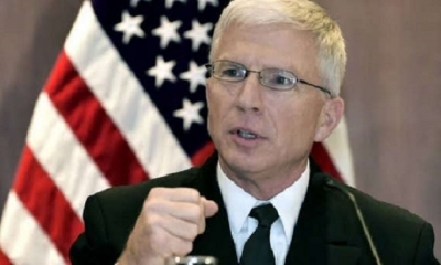 Craig Fallen, almirante del Comando Sur de Estados Unidos. | Fuente: AFP