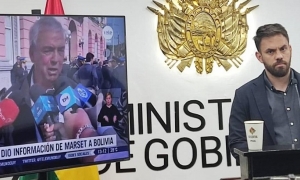 El ministro de Gobierno, Eduardo del Castillo