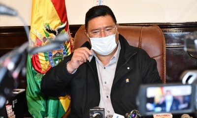El presidente de la Cámara de Diputados, Sergio Choque