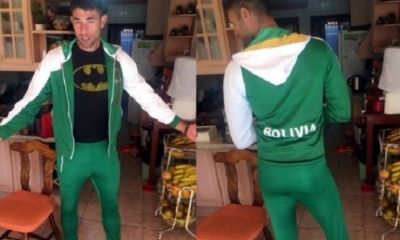 Rolando Ismael Montenegro mostró su uniforme. Foto: Facebook / Rolando Ismael