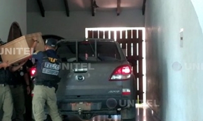 El allanamiento se realizó en la casa de Demócratas.