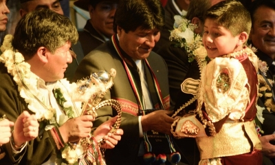  Presidente Evo Morales inaugura el año escolar y entrega la Unidad Educativa 