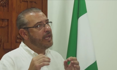 El presidente del Comité Cívico pro Santa Cruz, Rómulo Calvo