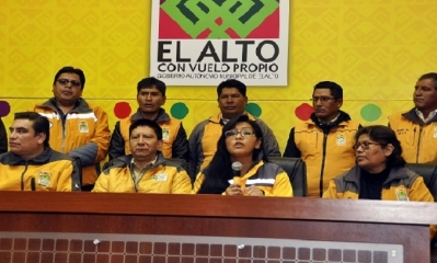 Soledad Chapetón, alcaldesa de El Alto. Foto: El Alto Es Noticia
