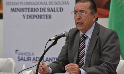 El ministros de Salud, Edgar Pozo