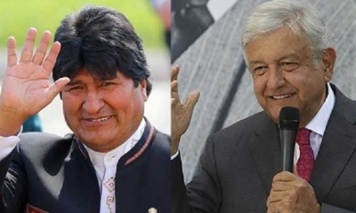 Evo Morales y AMLO/Foto. RRSS