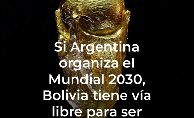 El trofeo de la Copa del Mundo FIFA