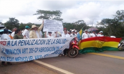 Bloqueo en Puerto Pailas. 