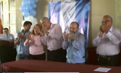 Así presentaron a sus candidatos/Foto. Captura de pantalla