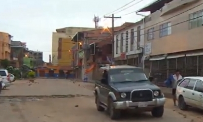 Así quedaron las calles de La Ramada/Foto.Kandire