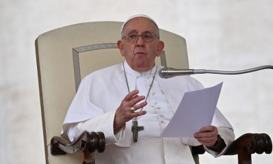 El papa Francisco pidió este lunes al planeta unión para hacer frente al desastre climático