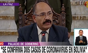 El ministro de Salud, Aníbal Cruz