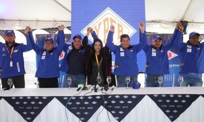 La manifestación fue realizada durante la conferencia de prensa realizada este viernes en la Zona Dakar de la ciudad de La Paz