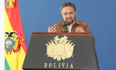Alfredo Rada, Ministro de la presidencia/Foto. ABI 