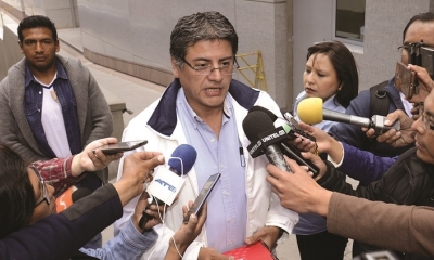 El exministro de la Presidencia, Jerjes Justiniano