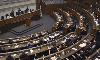 Legisladores en una sesión de la Asamblea Legislativa Plurinacional. | Foto archivo | APG