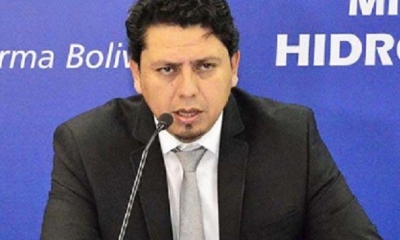 Óscar Barriga, presidente de YPFB/Foto. RRSS