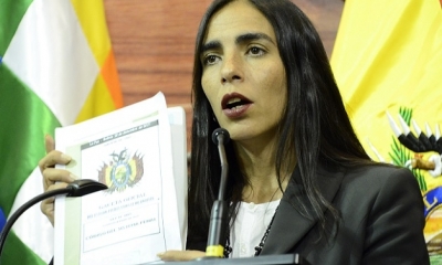 Gabriela Montaño, Presidenta de la Cámara de Diputados. Foto: ABI